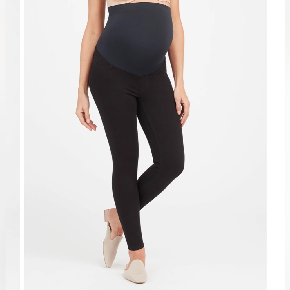 SPANX Mama Ankle Jean-ish® Black Leggings Size M (6/8)